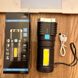 Rechargeable 4-LED Flashlight